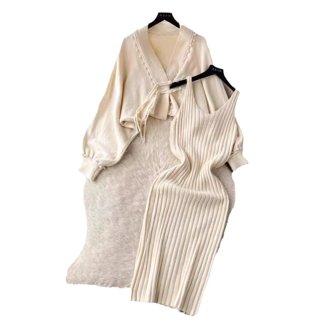 Damen Elegantes Strickset mit Rib-Design Shop Nory