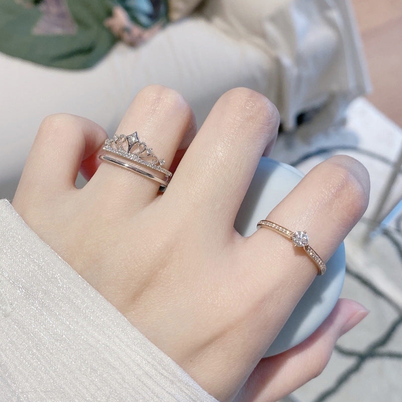 Damenring mit königlichem Design und funkelnden Zirkonia Shop Nory