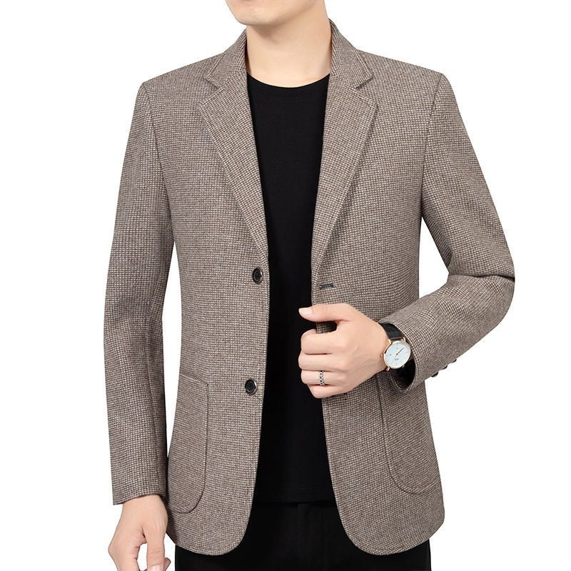 Herren Slim Fit Sakko mit feiner Struktur und klassischer Knopfleiste Shop Nory