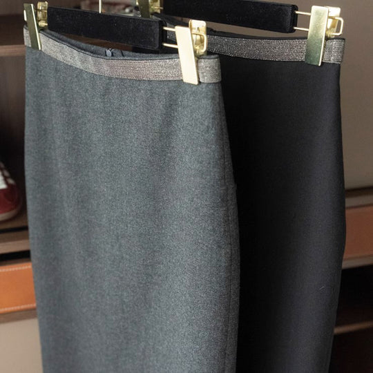 Damen Eleganter Bleistiftrock aus hochwertigem Material Shop Nory