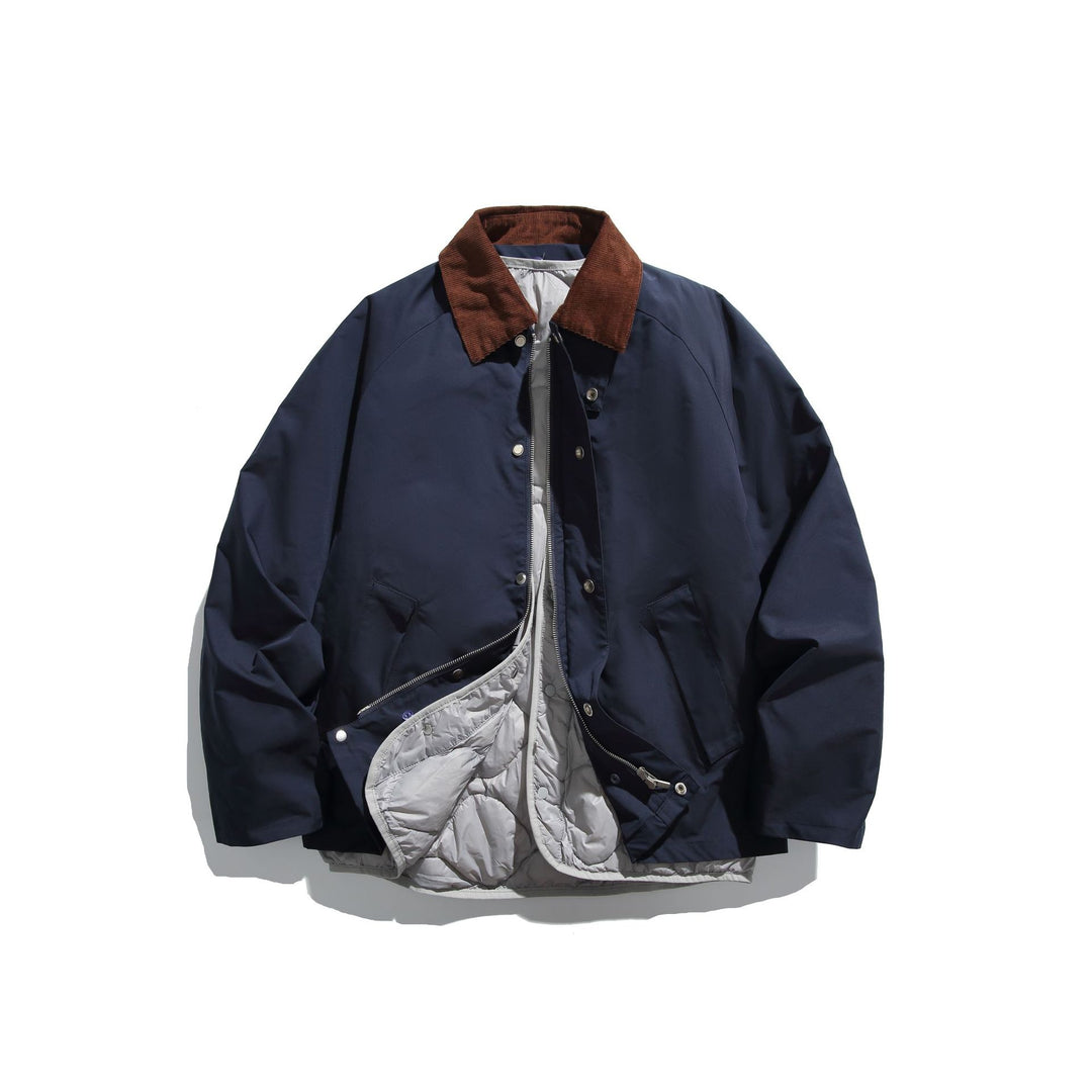 Herren Winddichter Blouson mit Cordkragen und herausnehmbarer Stepp-Innenseite Shop Nory