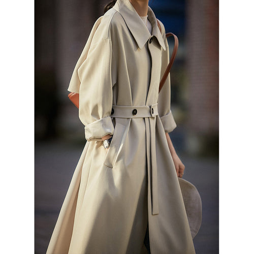 Damen Elegant geschnittener Trenchcoat Shop Nory