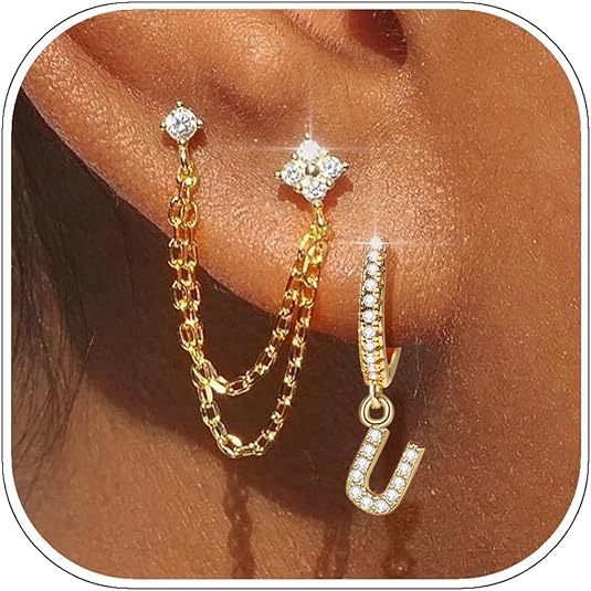 Damen Ohrschmuck mit funkelnden Zirkonia-Elementen und elegantem Design Shop Nory