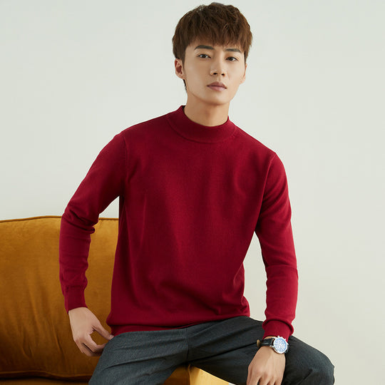 Herren Halbhoher Rollkragenpullover aus Feinstrick mit schmaler Passform Shop Nory