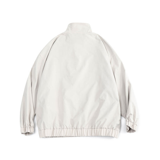 Herren Weit geschnittene leichte Windjacke mit hohem Stehkragen und elastischem Saum Shop Nory