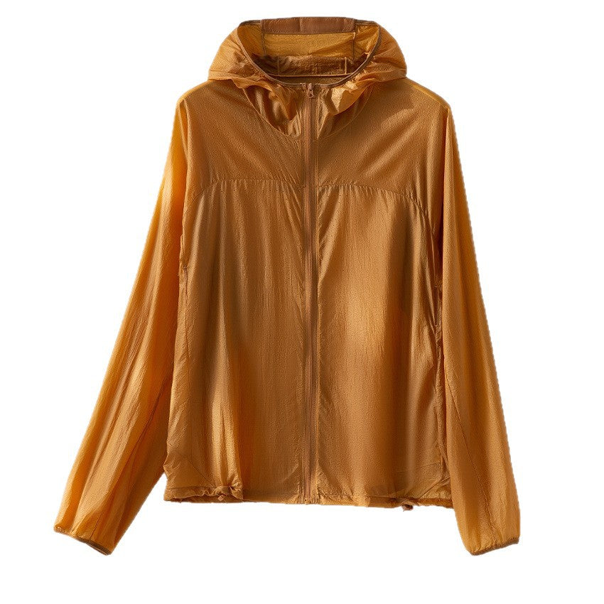 Damen Ultraleichte Packbare Schutzjacke mit Kapuze und verstellbarem Saum Shop Nory