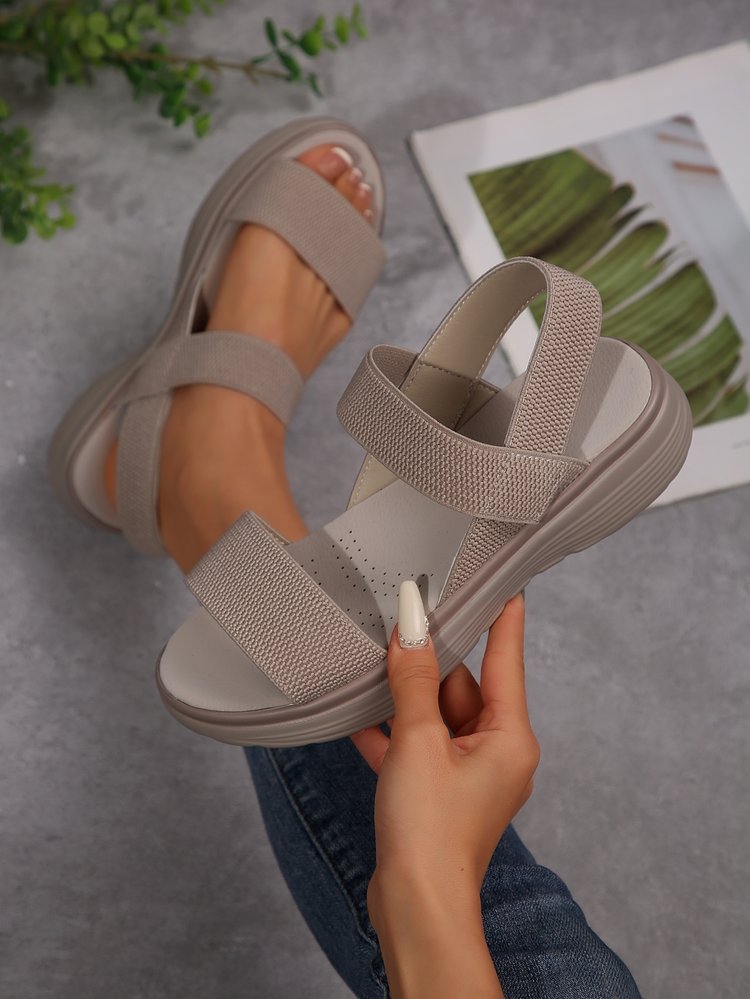 Damen Freizeit-Sandalen mit verstellbaren Riemen und rutschfester Sohle Shopnory