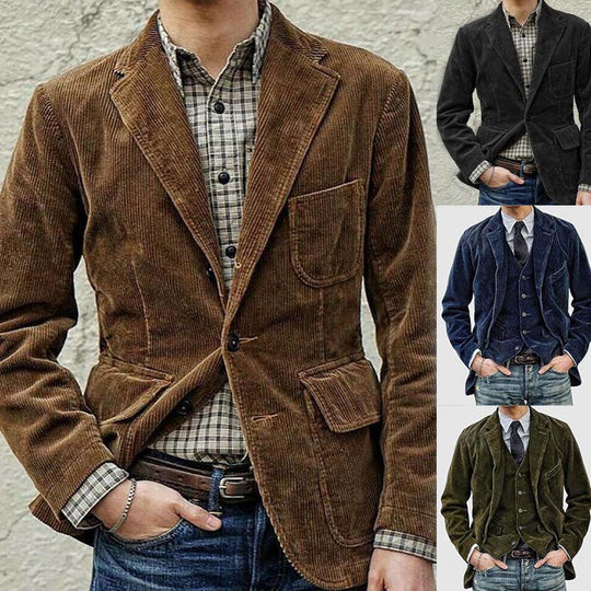 Herren Cordblazer mit modernem Schnitt