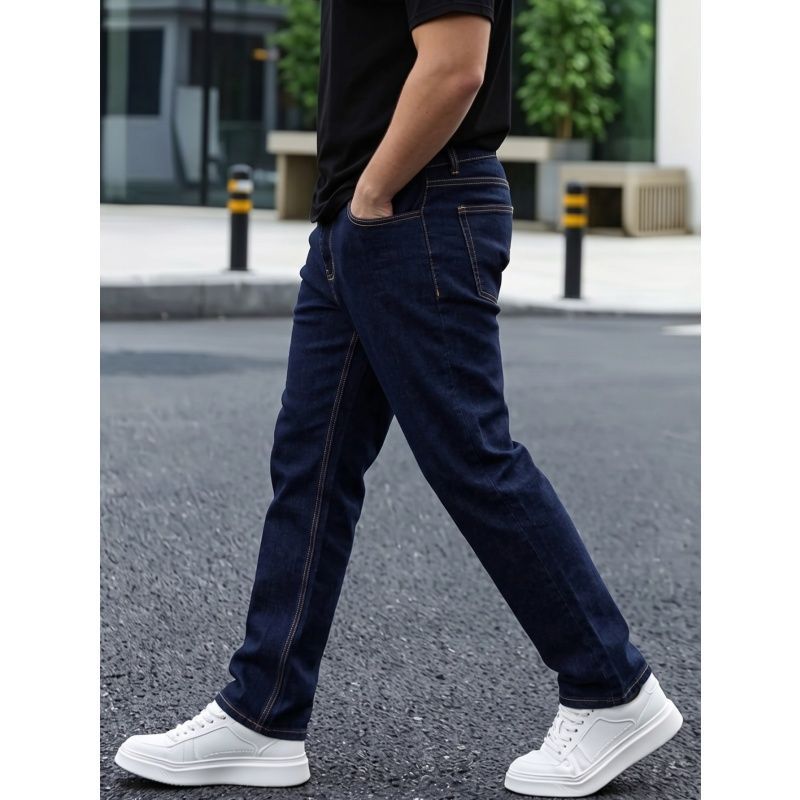 Herren Bequeme Regular Fit Jeans Shop Nory