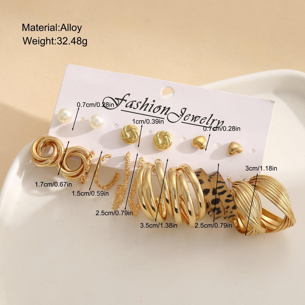 Damen Ohrstecker Set mit eleganten und vielfältigen Designs Shop Nory