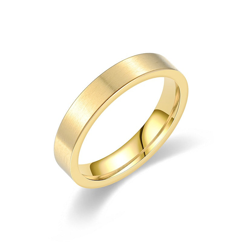 Herren Trauring mit elegantem, matter Oberfläche und minimalistischer Form Shop Nory