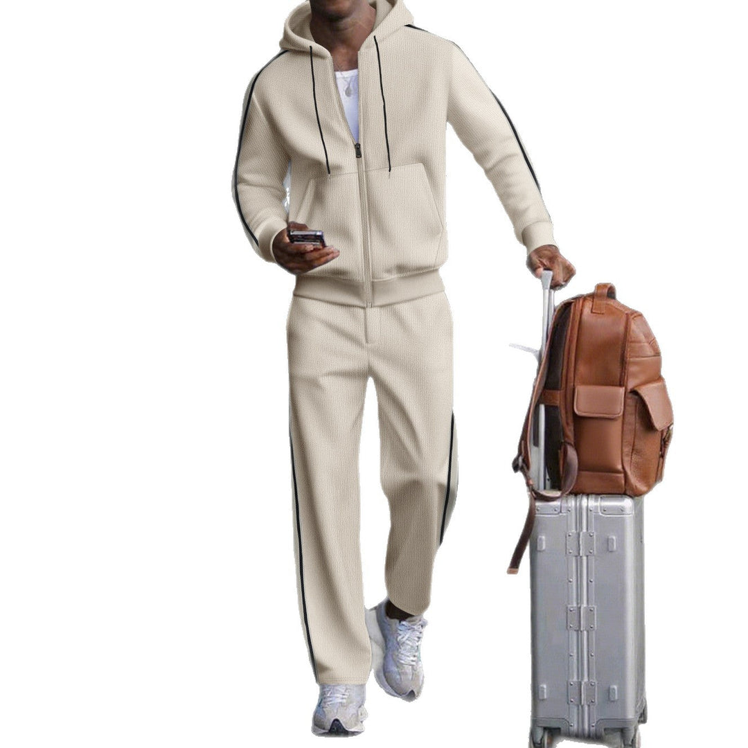 Herren Sportlicher Zweiteiliger Jogginganzug mit modernem Schnitt und praktischen Taschen