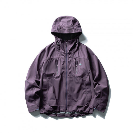 Unisex Leichte Softshell-Outdoorjacke mit verstellbarer Kapuze, wasserabweisender Membran und ergonomischen Brusttaschen Shop Nory