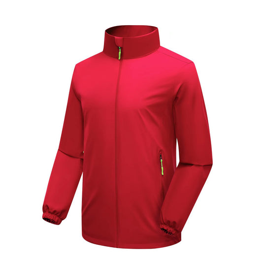 Herren Leichte Softshell‑Regenjacke mit hohem Stehkragen und winddichter Mikrofaserschale Shop Nory