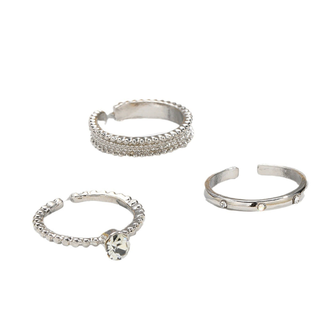 Damen Ring-Set mit funkelnden Zirkonia und elegantem Design Shop Nory
