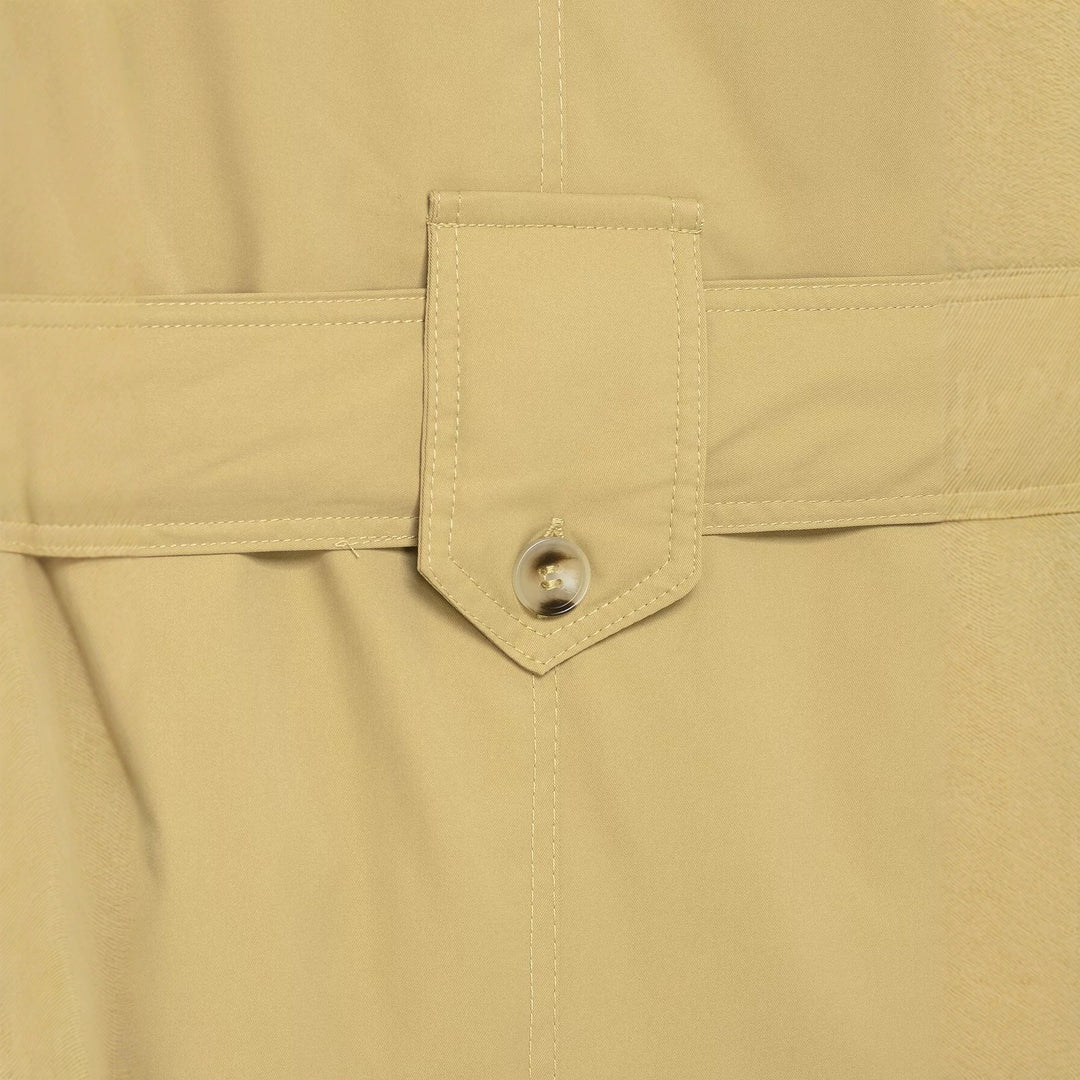 Damen Kurztrench mit Taillengürtel und Schulterklappen Shop Nory