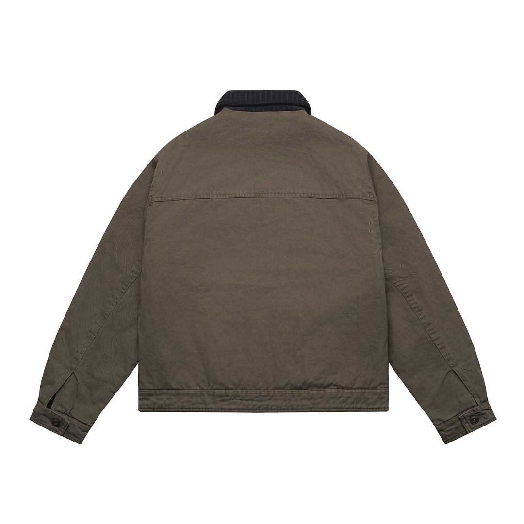 Herren Oversized Canvas‑Blousonjacke mit Cordkragen und aufgesetzten Pattentaschen Shop Nory