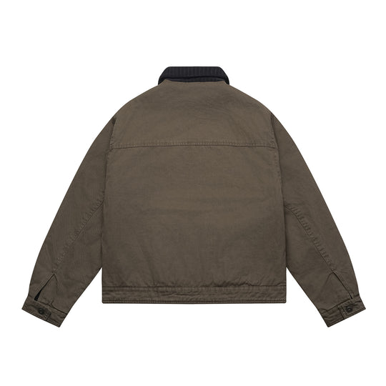 Herren Oversized Canvas‑Blousonjacke mit Cordkragen und aufgesetzten Pattentaschen Shop Nory