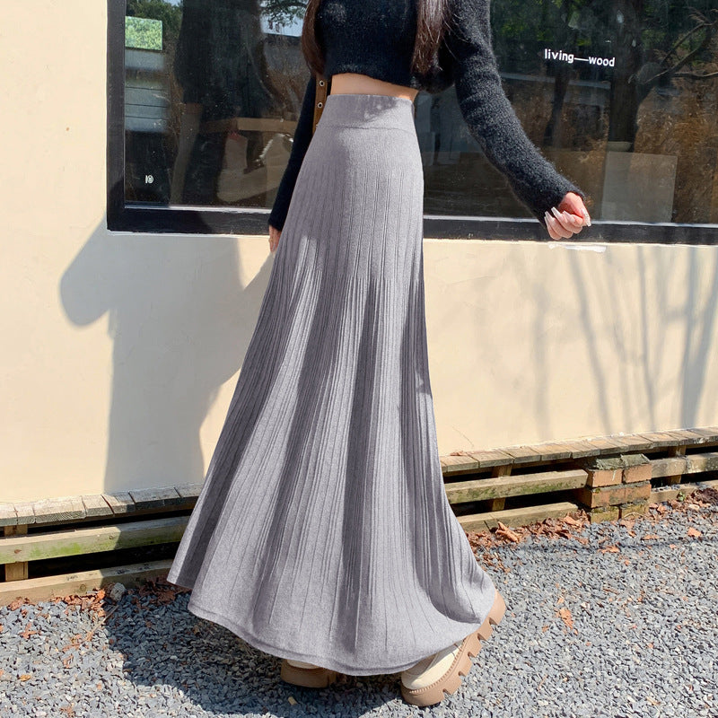 Damen Maxi-Rock mit elegantem Plissee Shop Nory