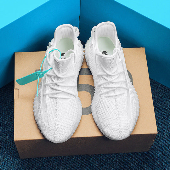 Damen Hochleistungs-Laufschuhe mit atmungsaktiver Strickoberfläche und rutschfester Sohle Shopnory