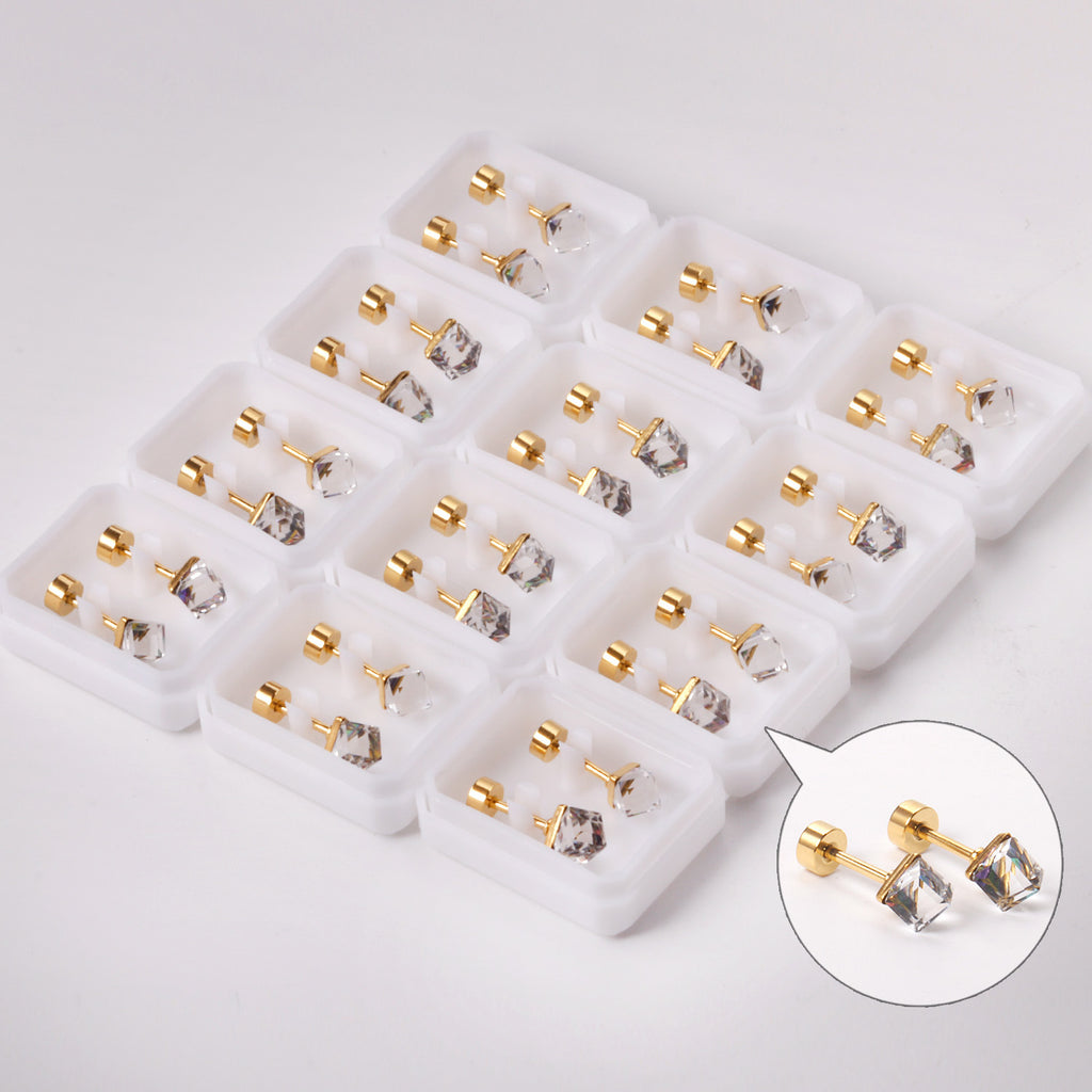 Damen Bauchnabelpiercing mit funkelndem Zirkon-Anhänger Shop Nory