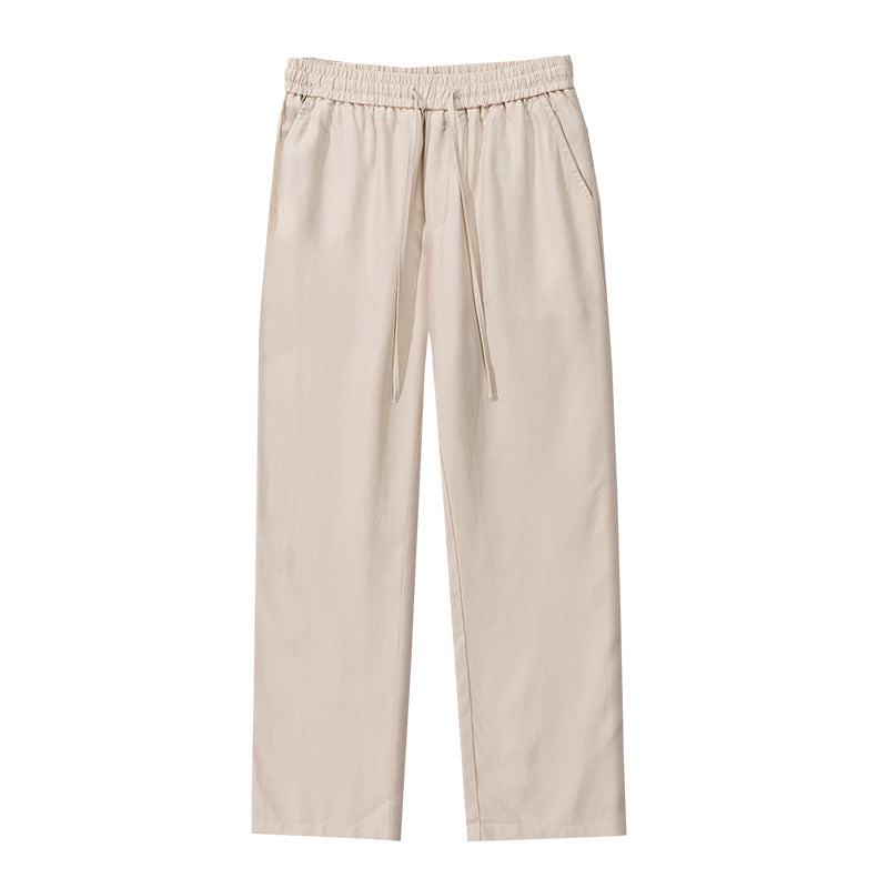 Herren Lässige Baumwoll-Chino mit elastischem Bund und Kordelzug Shop Nory