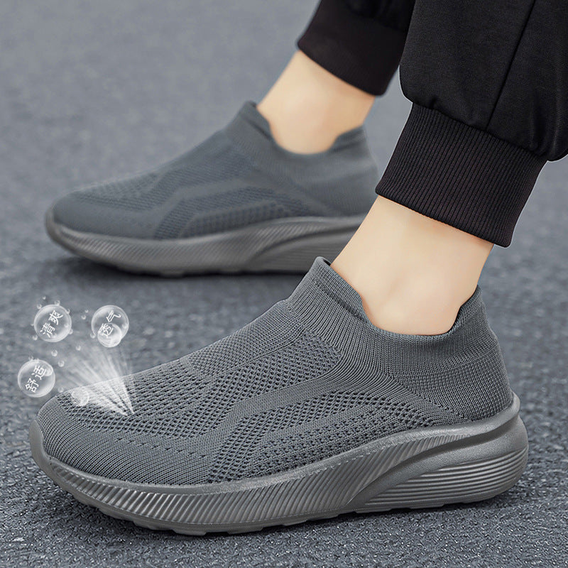 Unisex Atmungsaktiver Strick-Slipper-Sneaker mit Memory-Fußbett Shop Nory