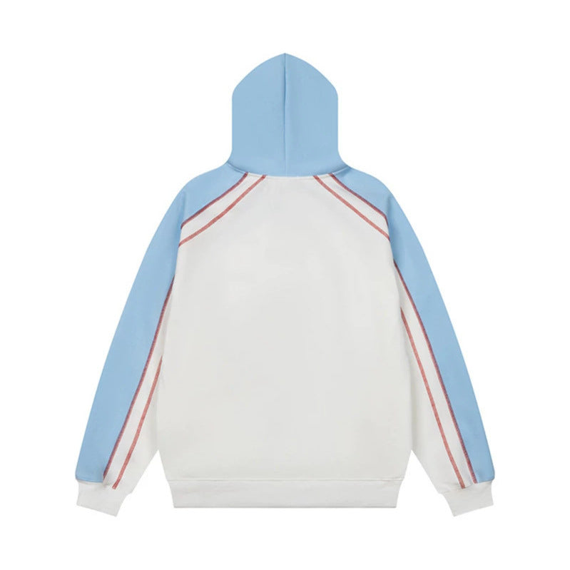 Damen Sportives Retro-Sweatshirt mit Grafik-Print, Raglanärmeln und lockerem Schnitt Shop Nory