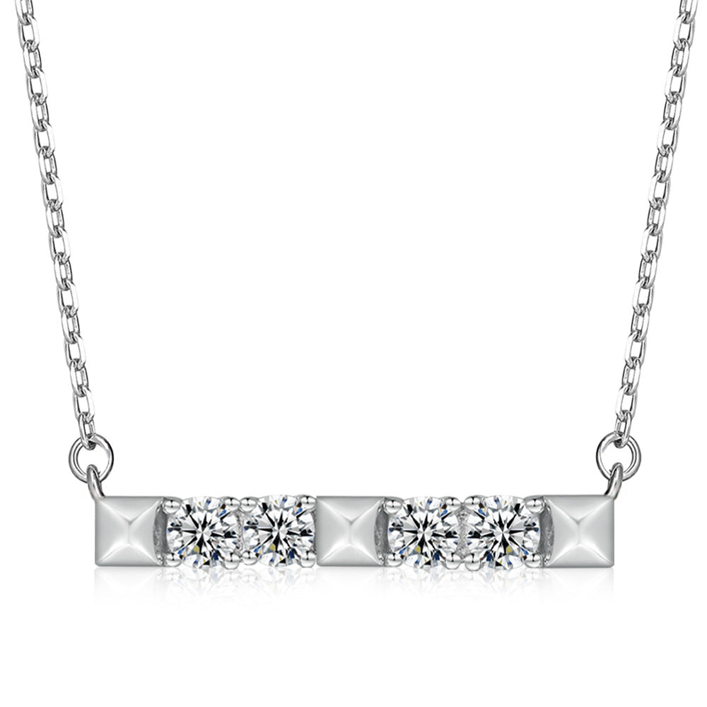 Damen-Ohrstecker in eleganter Baguette-Form Shop Nory