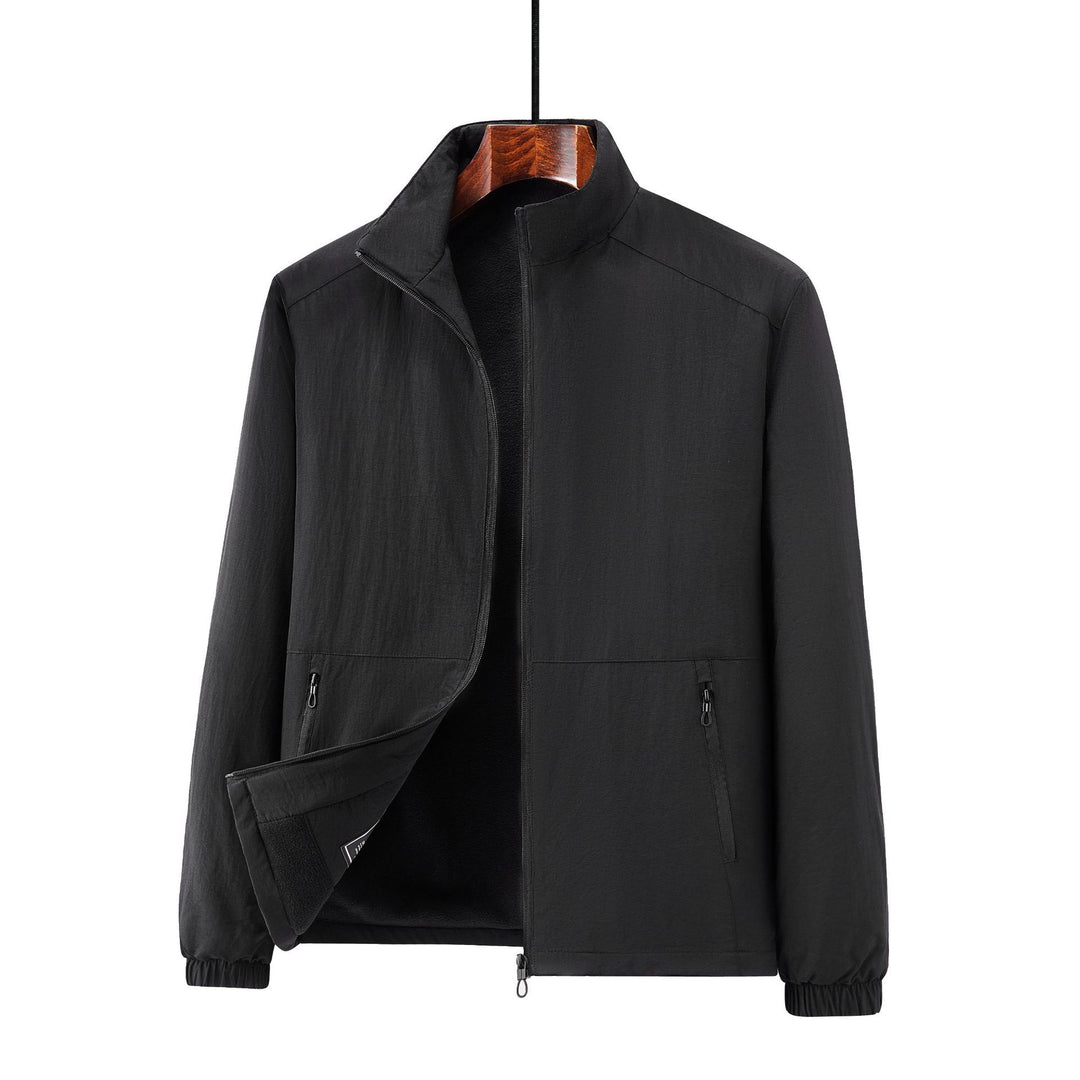 Herren Leichte Übergangsjacke mit Fleece-Innenfutter und Stehkragen Shop Nory