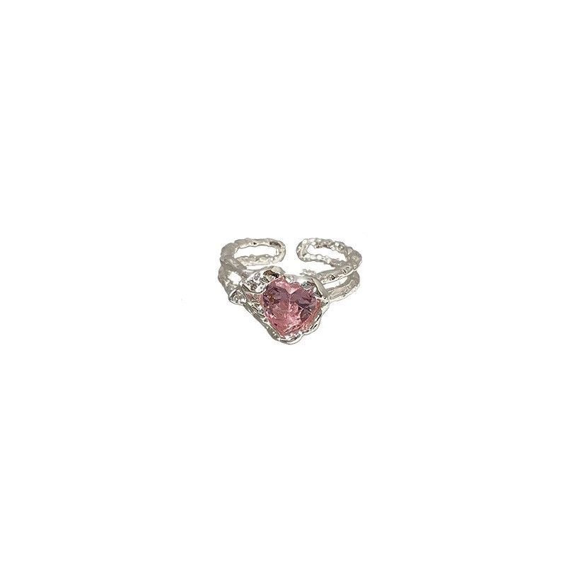 Damen Ring mit kunstvoller Detailarbeit und funkelndem Kristall Shop Nory