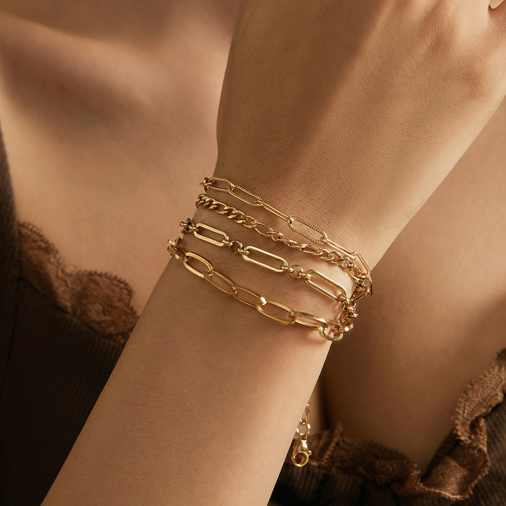 Damenkette mit modernem Gliederdesign Shop Nory