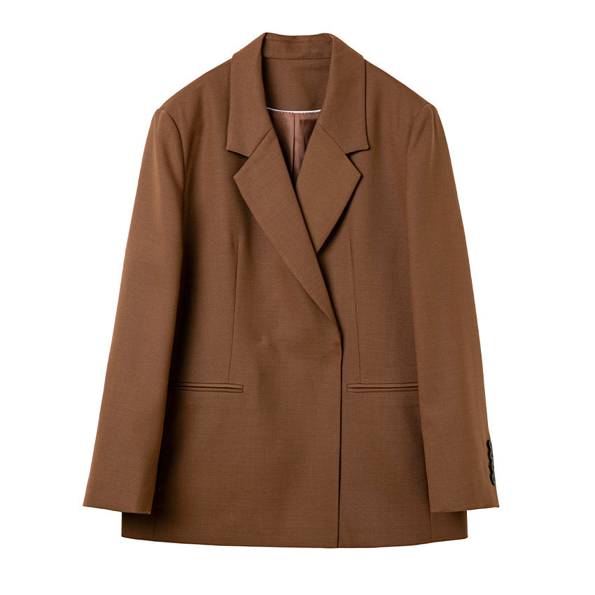 Damen Longline-Blazer mit verdeckter Knopfleiste und schmaler Silhouette Shop Nory
