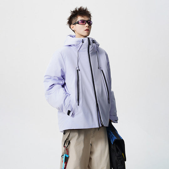 Herren wattierte, wasserabweisende Tech-Outdoorjacke mit Kapuze Shop Nory