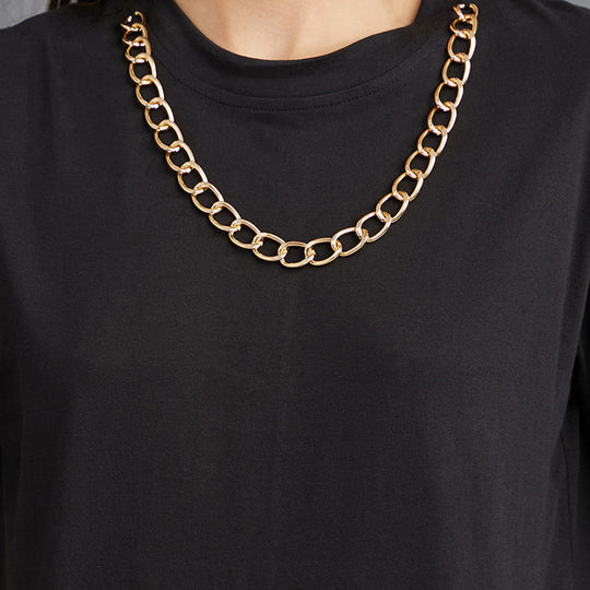 Damen Boxy-T-Shirt aus Jersey mit Rundhalsausschnitt, kurzem Arm und lässigem Oversize-Schnitt Shop Nory