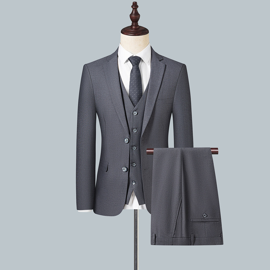 Herren Schlankes Einreihiges Business-Sakko mit Zwei-Knopf-Silhouette Shop Nory
