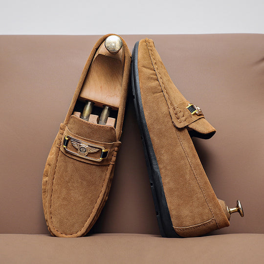 Herren Elegante Wildleder Mokassins