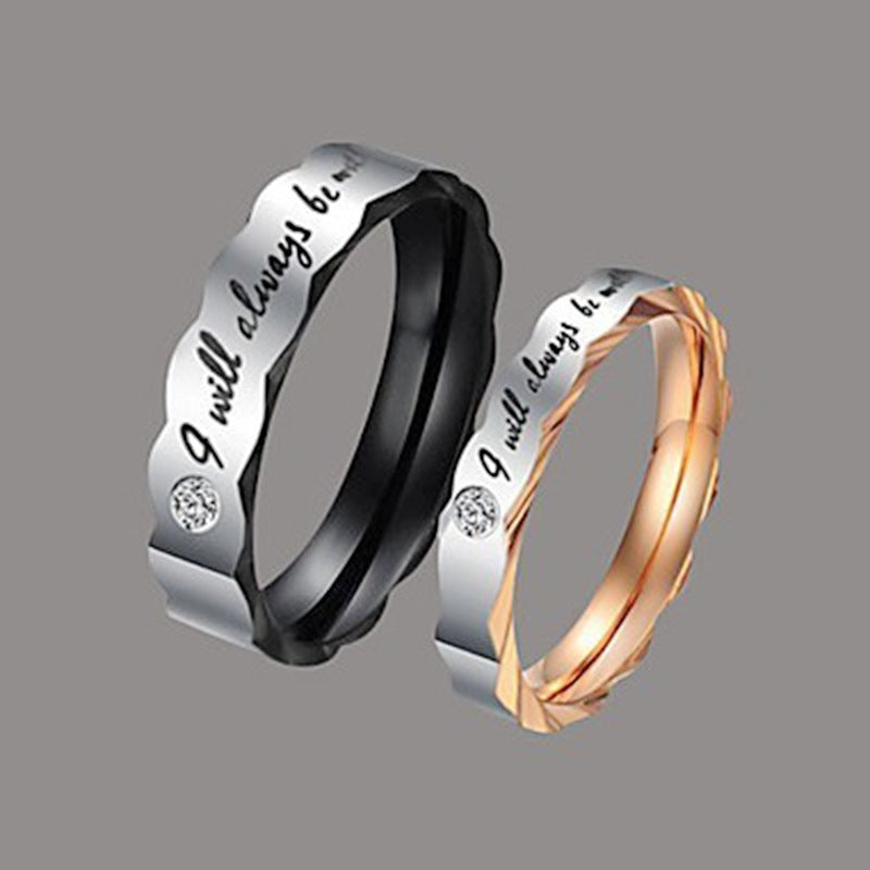 Herren Ring mit einzigartige Gravur und stilvollem Zirkon Shop Nory