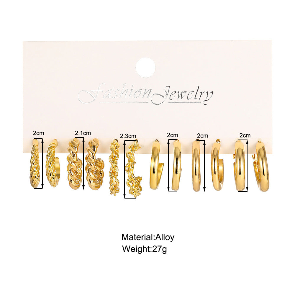 Damen Ohrstecker Set mit eleganten und vielseitigen Designs Shop Nory