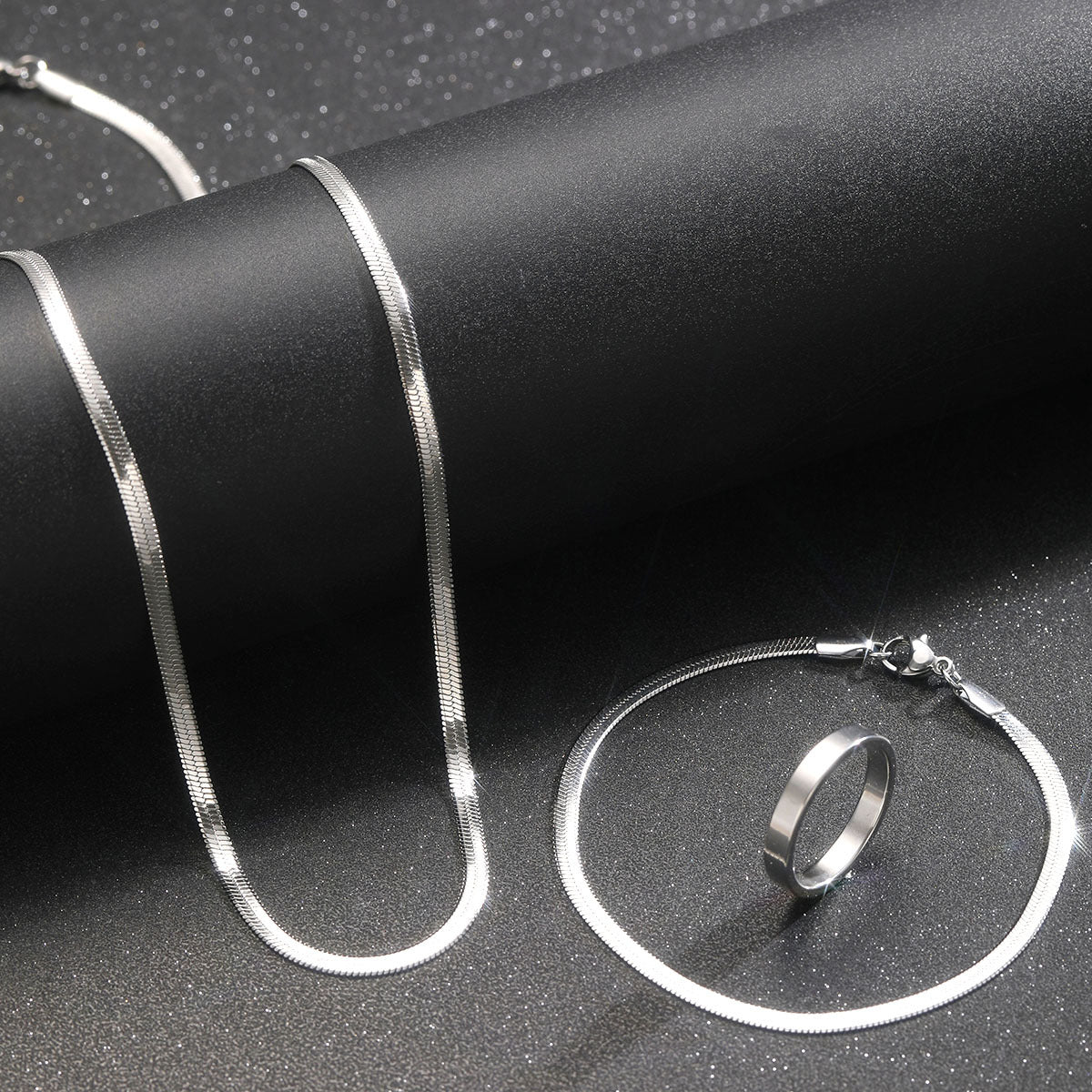 Herren eleganter und vielseitiger Armreif aus hochwertigem Edelstahl Shop Nory