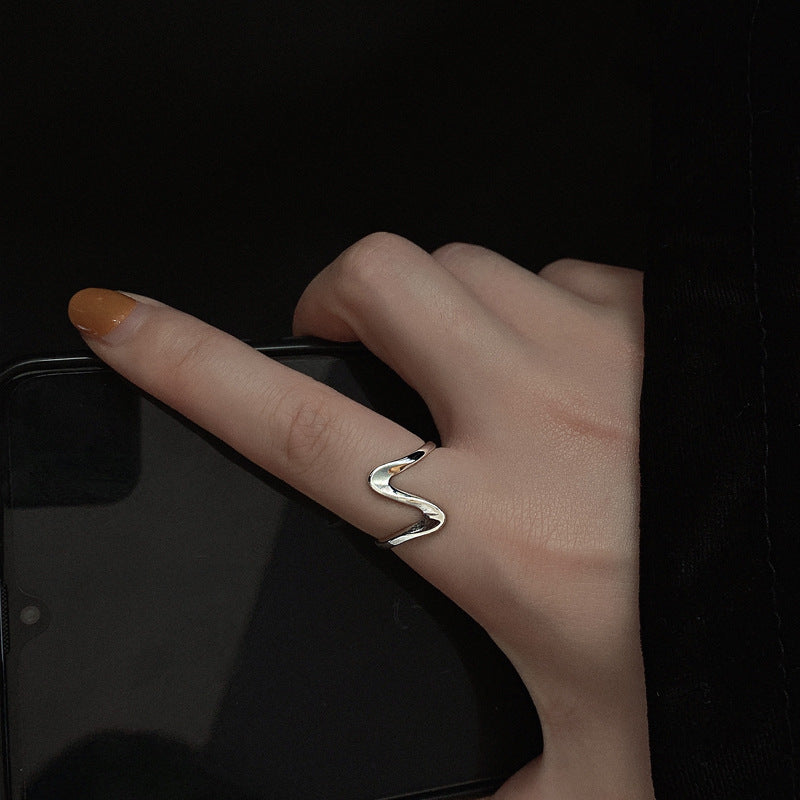 Damen Designring mit geschwungenem und modernem Stil Shop Nory