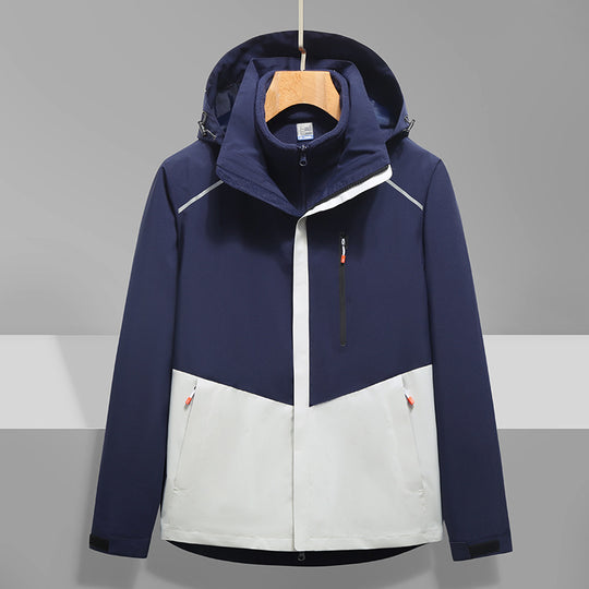 Herren Softshell-Outdoorjacke mit Kapuze, wind- und wasserdicht Shop Nory