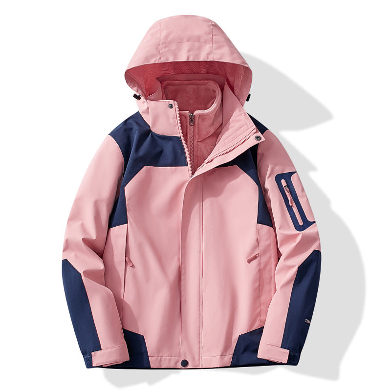 Damen Multifunktionale Trekking-Softshelljacke mit herausnehmbarer Fleece‑Innenlage und Kapuze Shop Nory