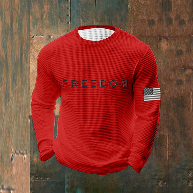 Herren Lässiger Sweatshirt mit Statement Print Shop Nory