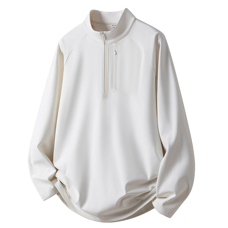 Herren Sport Fleece Pullover mit Reißverschluss Shop Nory