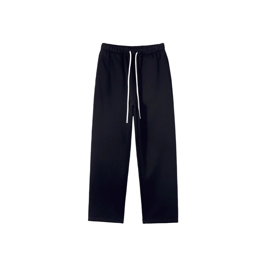 Damen nan weite Relax-Sweathose mit elastischem Komfortbund, kontrastierendem Kordelzug und geradem Bein Shop Nory