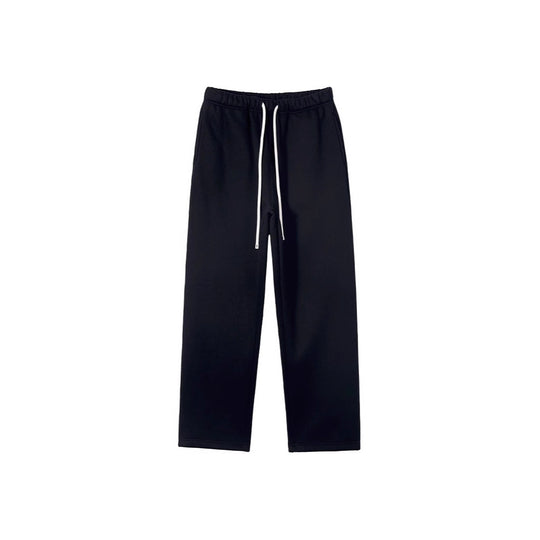 Damen nan weite Relax-Sweathose mit elastischem Komfortbund, kontrastierendem Kordelzug und geradem Bein Shop Nory