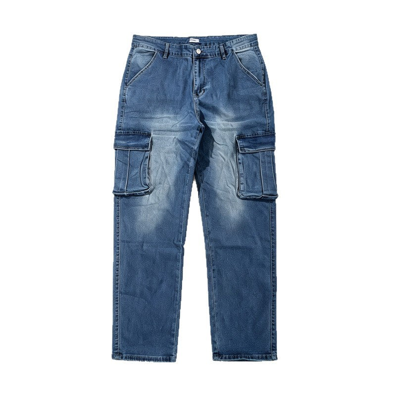 Herren Coole Cargo-Jeans mit elastischem Bündchen Shop Nory