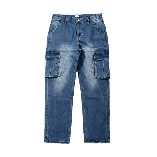Herren Coole Cargo-Jeans mit elastischem Bündchen Shop Nory