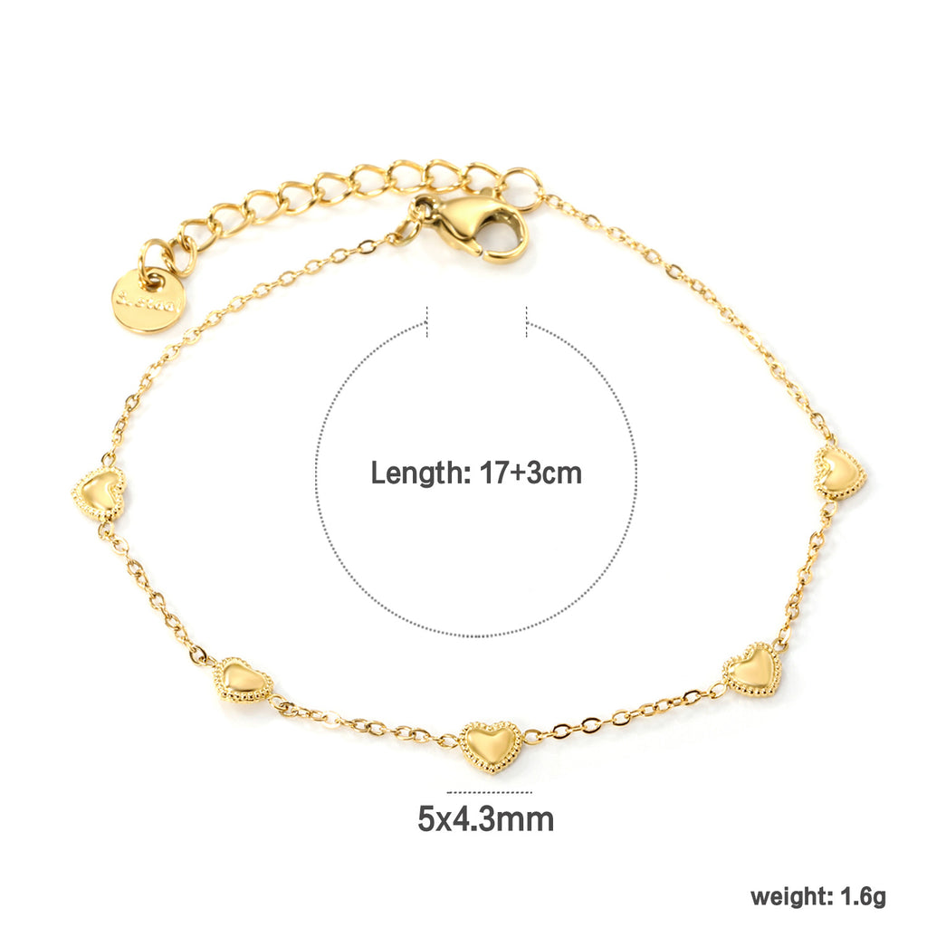 Damen Herzförmige Edelstahl Ohrstecker Shop Nory 1783008980